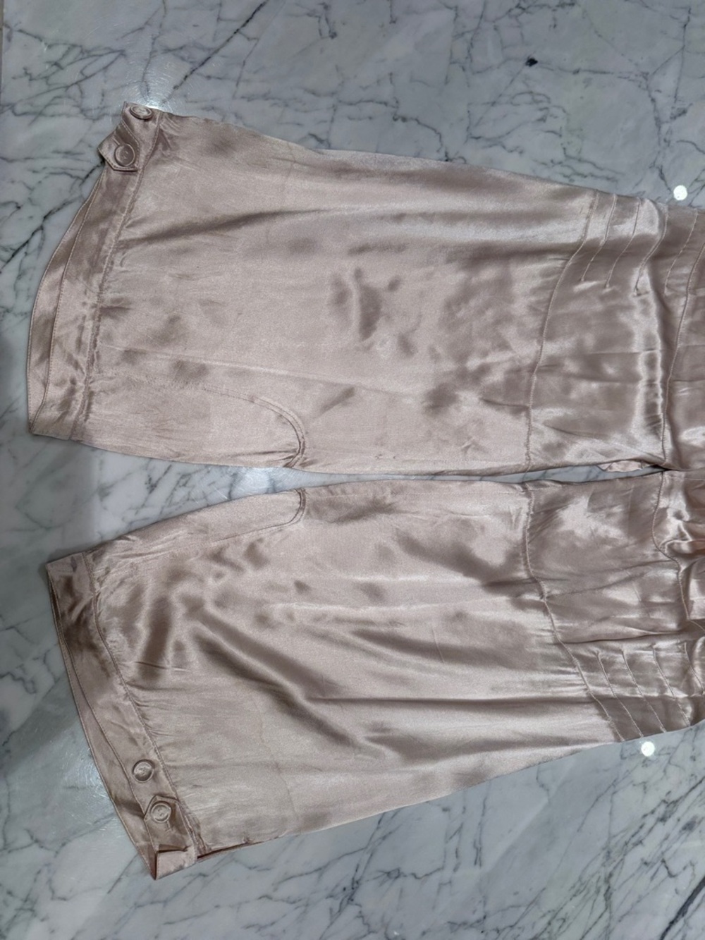 Fendi FF Baguette Buckle Embellished Satin Cargo Pants - Picture 11 of 17